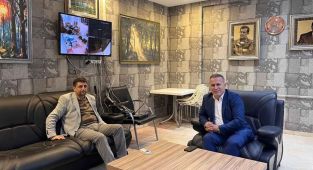 Ramazan Yaman Başkan Aslan’ı ziyaret etti