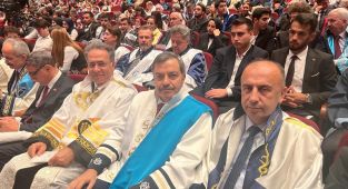 Rektör Keleş, Yükseköğretim Akademik Yılı Açılış Törenine katıldı