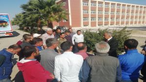 Rektör Turgut, Geçici İşçilerle Vedalaştı