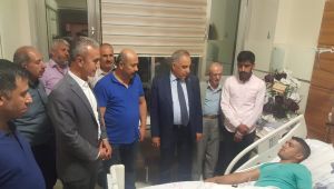 Rektör Turgut’tan Ceylanpınar Gazisi Kaplan’a Ziyaret
