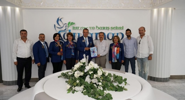 Rotaryenlerden, Başkan Kılınç'a Ziyaret