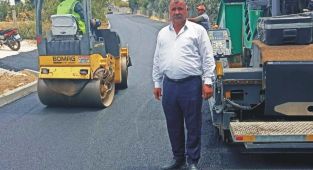 Salkımbağı Köyü yolu modern görünüm kazandı