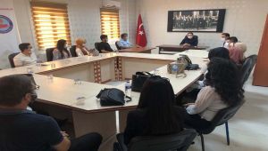 Samsat'ta aday öğretmenlere kurumlar tanıtıldı