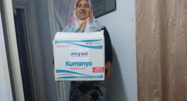Samsatlı Depremzedelere Ramazan Kumanyası Dağıtıldı