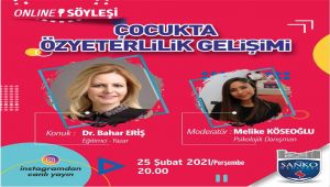 SANKO Okulları’nda “Çocukta öz yeterlilik gelişimi” konulu söyleşi