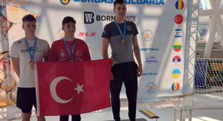 SANKO okullarından Ali Emre Simitçi yüzmede ikinciliği getirdi