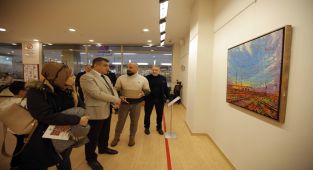 SANKO Sanat Galerisi’nde 'Araftaki An-Lar' temalı resim sergisi