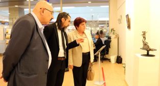 SANKO Sanat Galerisi’nde Bir-İki-İm-Lerim temalı heykel sergisi