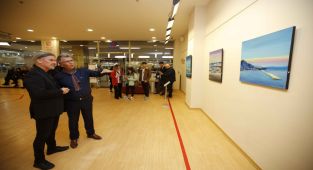 SANKO Sanat Galerisi’ndeki ‘Dinginlik’ temalı resim sergisi