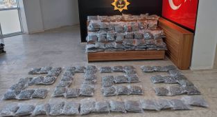 Şanlıurfa'da 91 kilogram uyuşturucu ele geçirildi