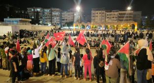 Şanlıurfa’da İHH Gazze için nöbette