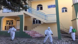 Sayören ve Oyratlı köylerinde dezenfekte çalışması