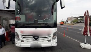 Şehirlerarası yolcu otobüsleri denetlendi