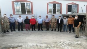 Şehit Sarıaslan'ın ailesi için yaptırılan ev tamamlandı