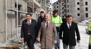 Sincik'te TOKİ Afet Konutları bitmek üzere
