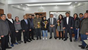 Sporculardan Kaymakam İmamoğlu’na Ziyaret