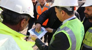 Su deposu inşaatı hızla devam ediyor