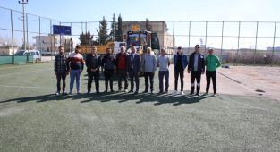 Sümerevler Futbol Sahası bakım ve yenileme çalışmaları başladı