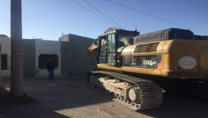 Sümerevler Mahallesinde Kamulaştırılan Yapı Yıkıldı
