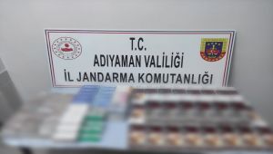 Şüpheli otomobilde tütün, makaron ve reçetesiz ilaç ele geçirildi