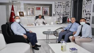 Tapu ve Kadastro Bölge Müdürü Erşen’den, Başkan Kılınç’a ziyaret