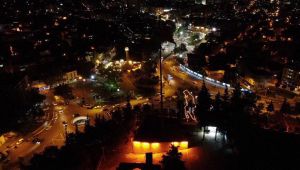 Tarihi Maraş Kale'sinin Aydınlatılması Test Ediliyor