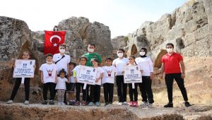 Tarihi mekanda Cimnastik Günü kutlamaları
