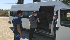 Taşımalı eğitim servis araçları denetlendi