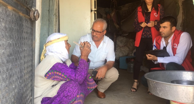 Tek Göz Evde Yaşayan Yaşlı Kadına Destek Geldi