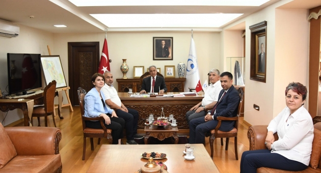 Tıp Fakültesi Dekanı Aydın’dan Rektör Turgut’a Ziyaret