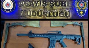 Tüfek ve ruhsatsız tabancaya 2 gözaltı