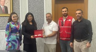 Türk Kızılay Adıyaman İl Yönetiminden Vali Yardımcısı Yıldız’a ziyaret