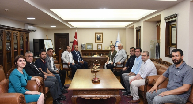 Türk Noroşirurji Derneği Başkanı Ceylan’dan Rektör Turgut’a Ziyaret