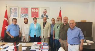 Türkiye Veteriner Hekimler Mesleki ve Özlük Hakları Topluluğu'nun CHP ziyareti