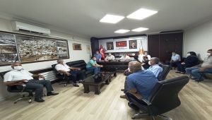 Tütüncü esnaflarından, Başkan Dağtekin’e ziyaret