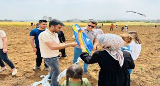 Uçurtma şenliği renkli görüntülere sahne oldu