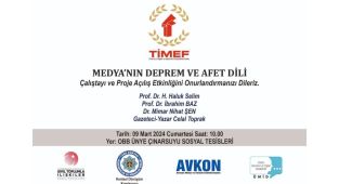 Ünye'de ‘Medya'nın Deprem ve Afet Dili