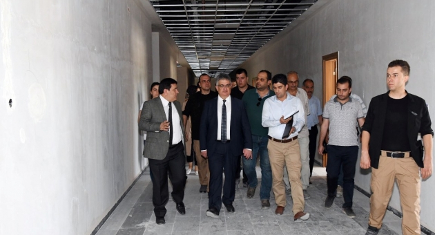 Vali Aykut Pekmez, Hükümet Konağı İnşaatını İnceledi