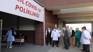 Vali Çuhadar Adıyaman Eğitim ve Araştırma Hastanesi'nde incelemede bulundu