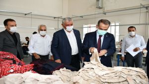 Vali Çuhadar, ASGEM’deki atölyeleri gezdi