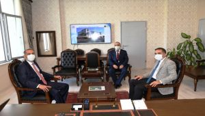 Vali Çuhadar’dan Çevre ve Şehircilik İl Müdürlüğü'ne ziyaret