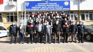 Vali Çuhadar'dan 'Polis Haftası' ziyareti