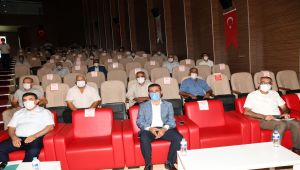 Vali Çuhadar, köy muhtarları ile bir araya geldi