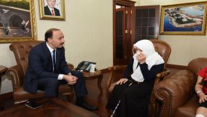 Vali Erin, 40 yıllık şehidin ailesini makamında ağırladı