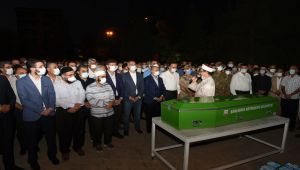 Vali Erin’in babası Mehmet Erin son yolculuğuna uğurlandı