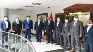 Vali Erin, Viranşehir şehit gazi aileleri derneğini makamında kabul etti