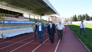 Vali Mahmut Çuhadar, kentteki spor tesislerini inceledi