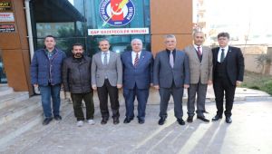 Vali Pekmez'den, GAP Gazeteciler Birliği Genel Başkanı Kıymaz'a Ziyaret