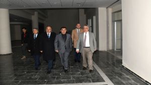 Vali Pekmez, Perre Mesleki Ve Teknik Anadolu Lisesi İnşaatını İnceledi
