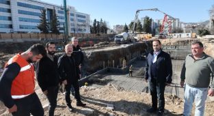 Vali Varol, Atatürk Bulvarı'ndaki inşaat alanlarını denetledi